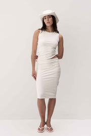 TALIA DRESS WHITE