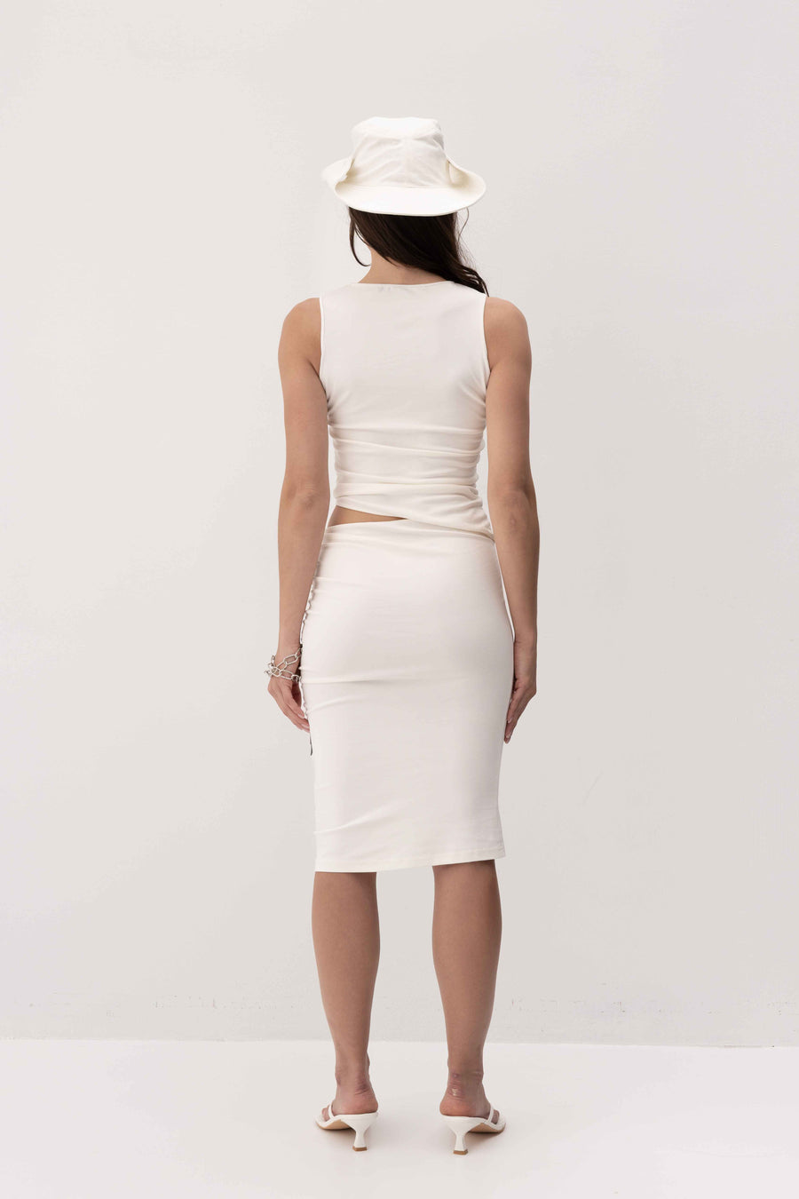 TALIA DRESS WHITE