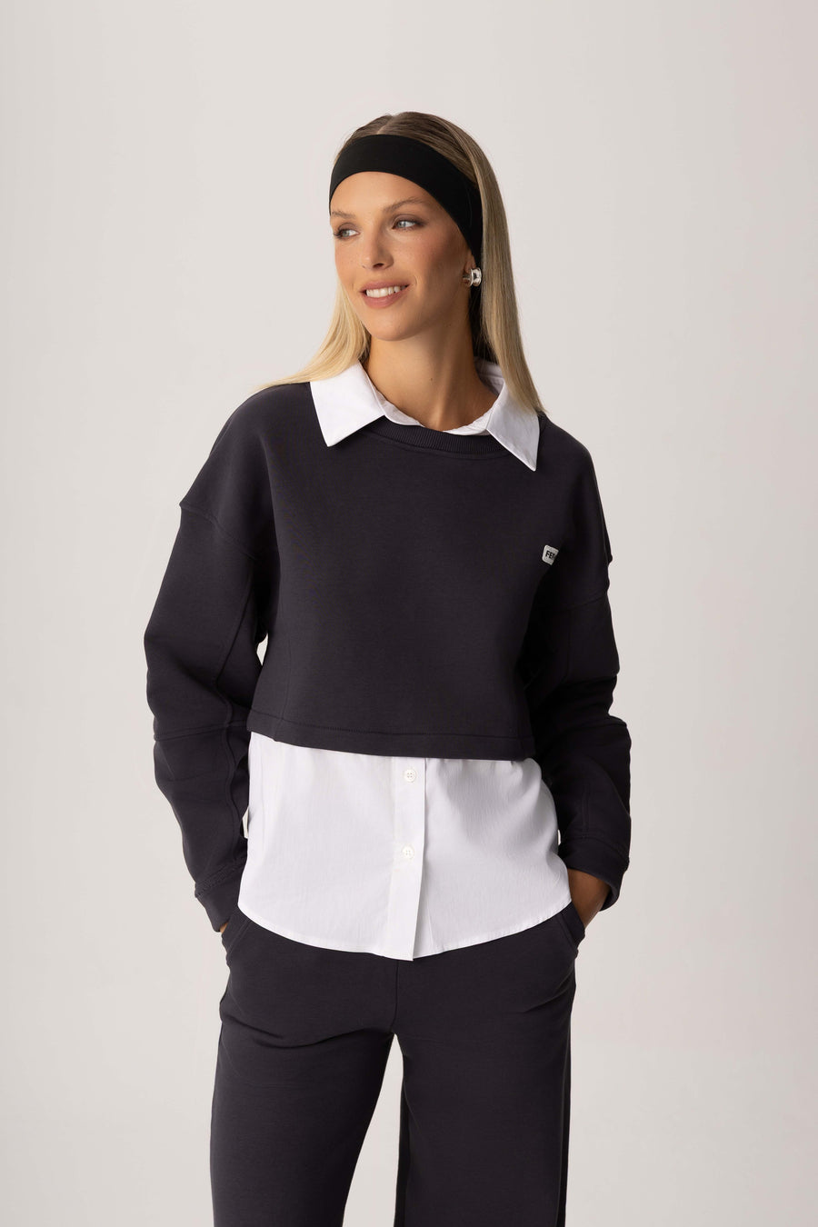 LAYA SWEATSHIRT GRAPHITE