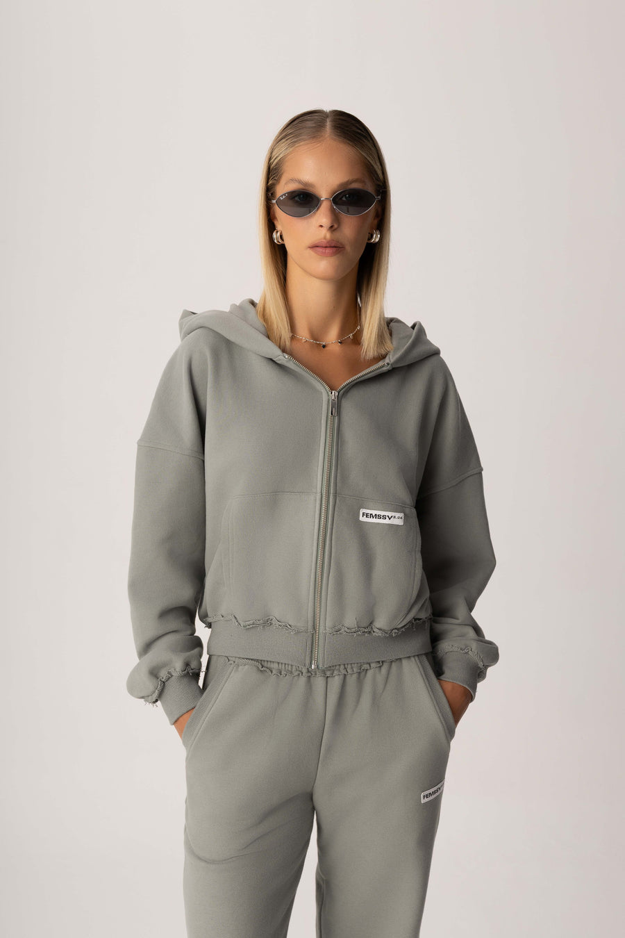 EDEN ZIP UP HOODIE GREEN