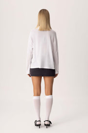 CORTA LONGSLEEVE WHITE