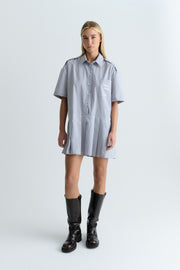 FOLD DRESS GREY
