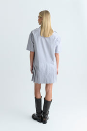 FOLD DRESS GREY