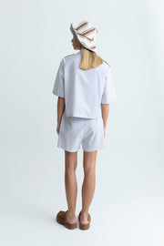 LOU STRIPE SHIRT GREY