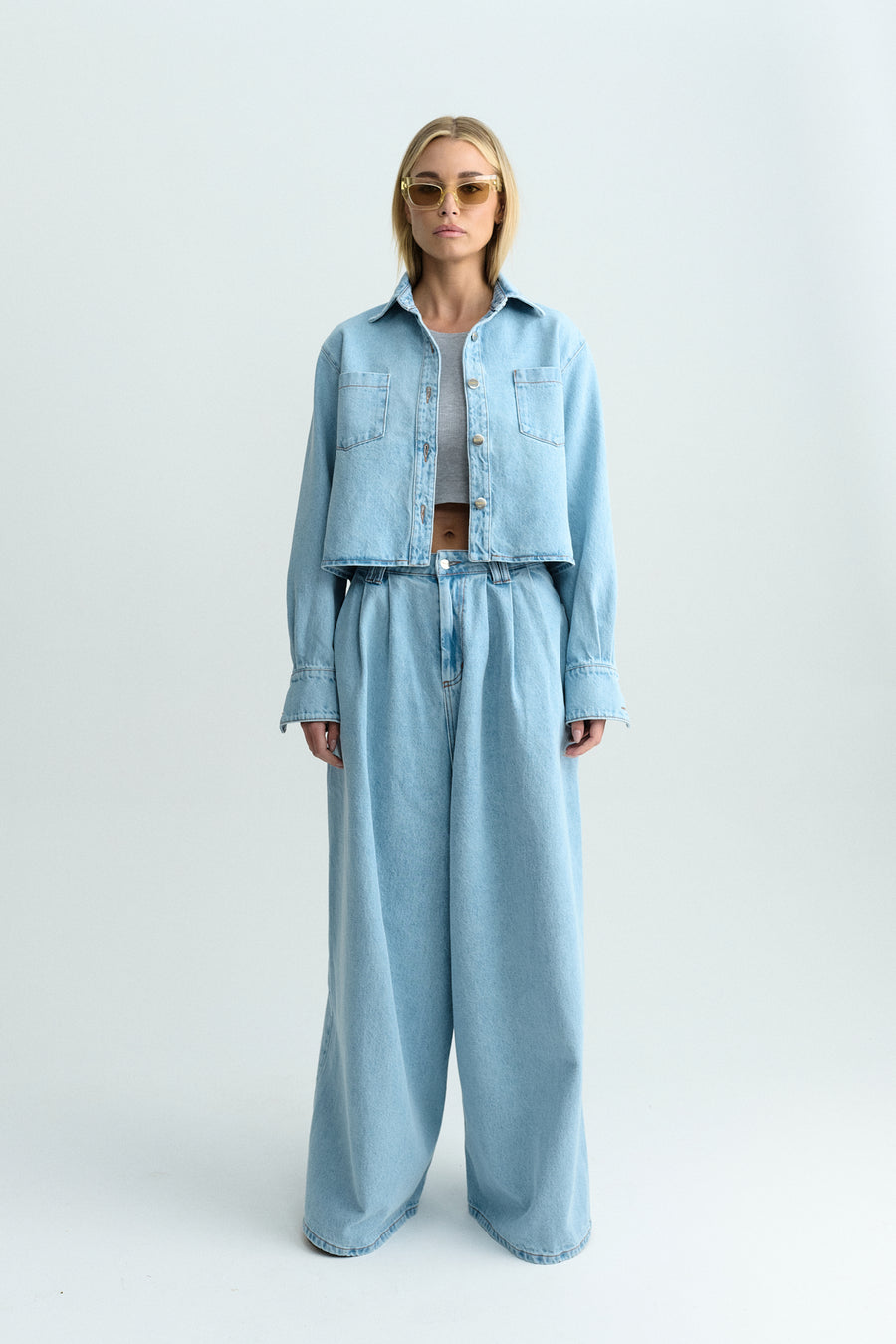 BAGGY DENIM JEANS BLUE