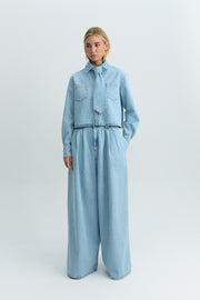 GIGI SHIRT DENIM BLUE