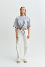 STONE DENIM JEANS OFF WHITE