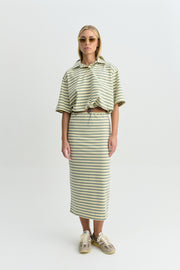 LONGA STRIPE SKIRT