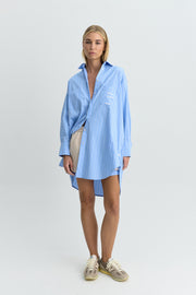 TUNIC STRIPE DRESS BLUE