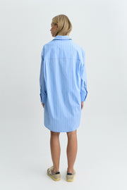 TUNIC STRIPE DRESS BLUE