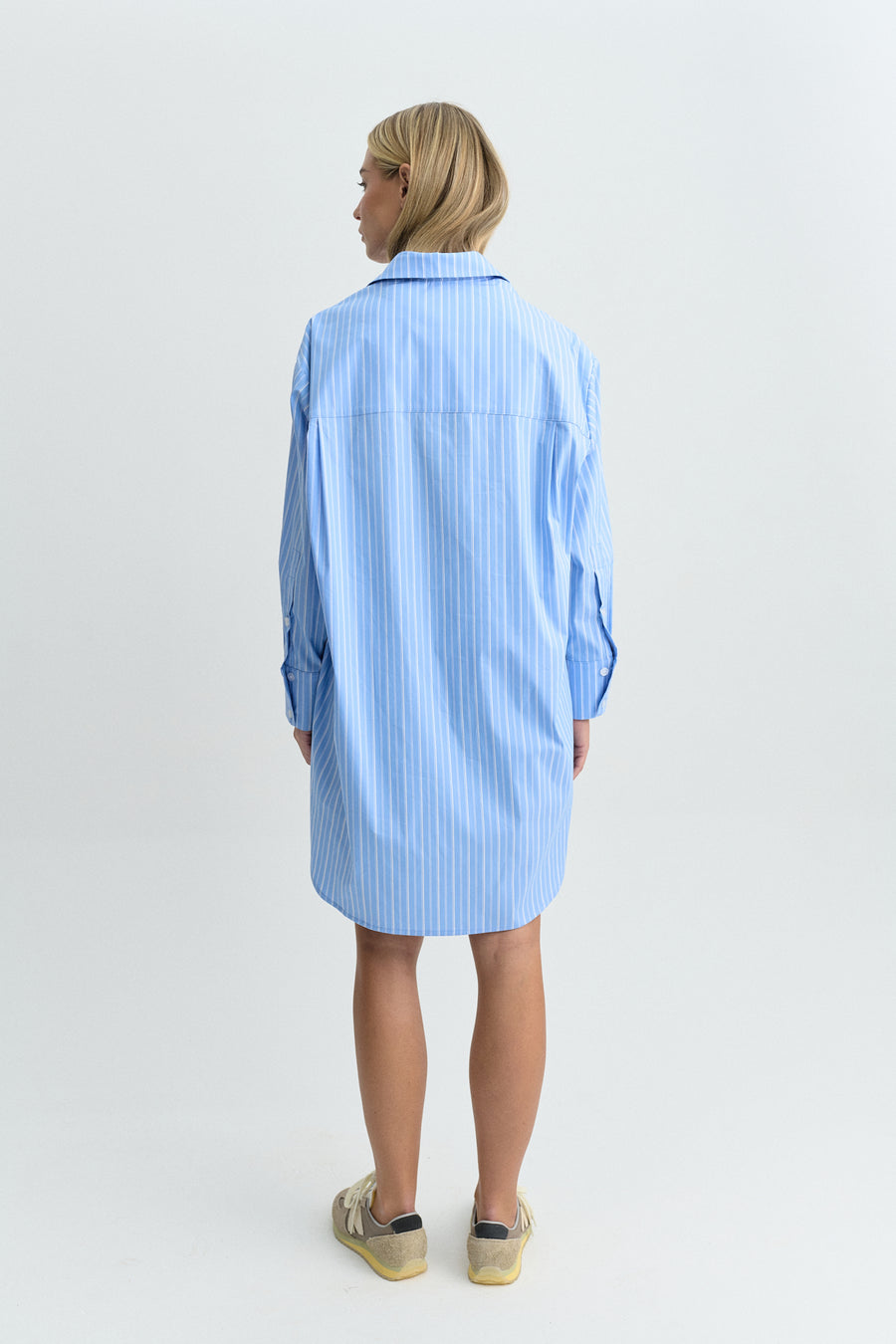 TUNIC STRIPE DRESS BLUE