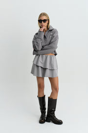 AURA SKIRT GREY