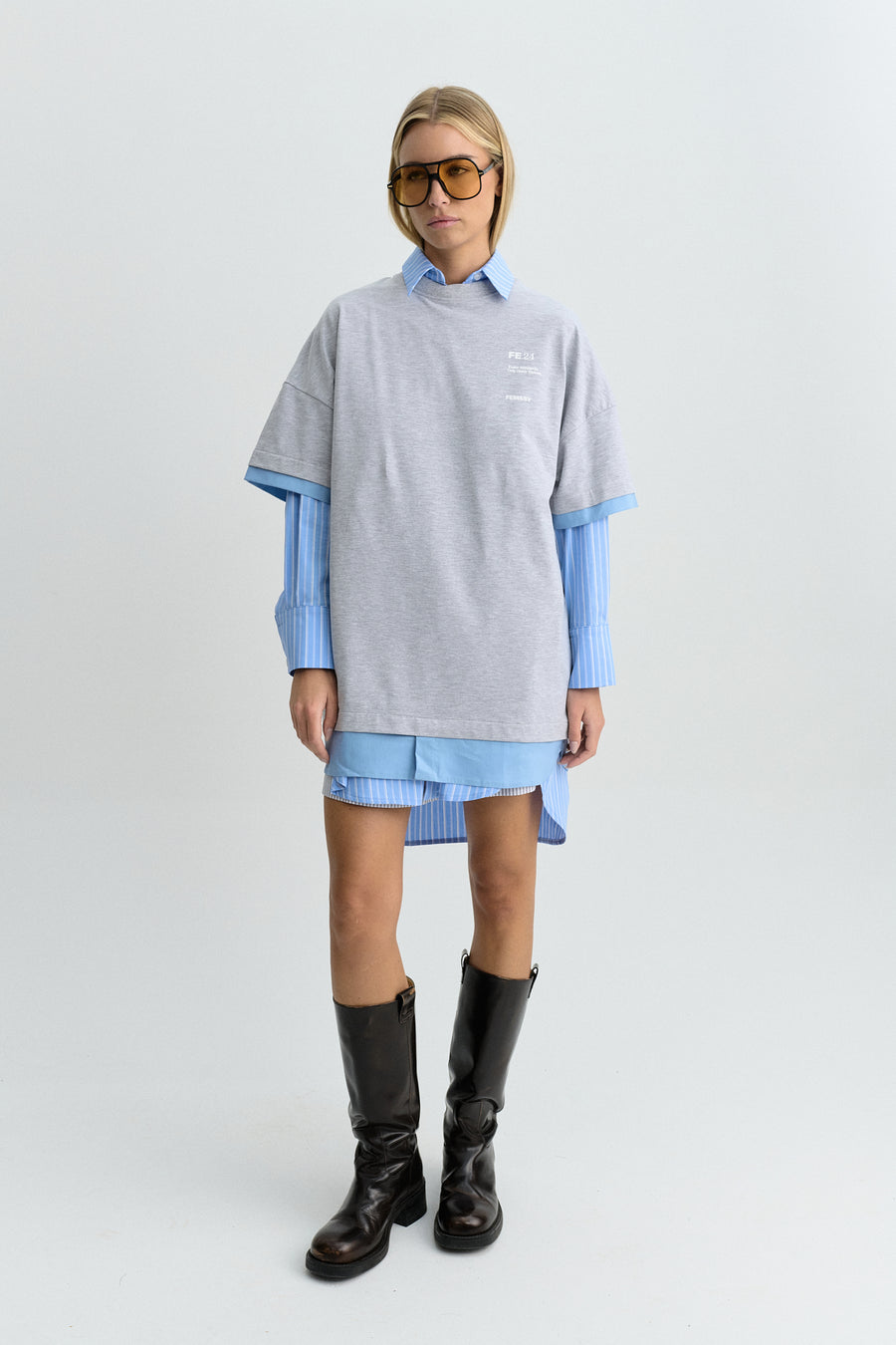 DUA T-SHIRT GREY