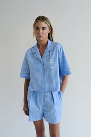 LOU STRIPE SHIRT BLUE