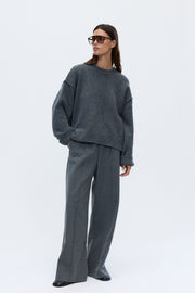 Elise pants grey melange