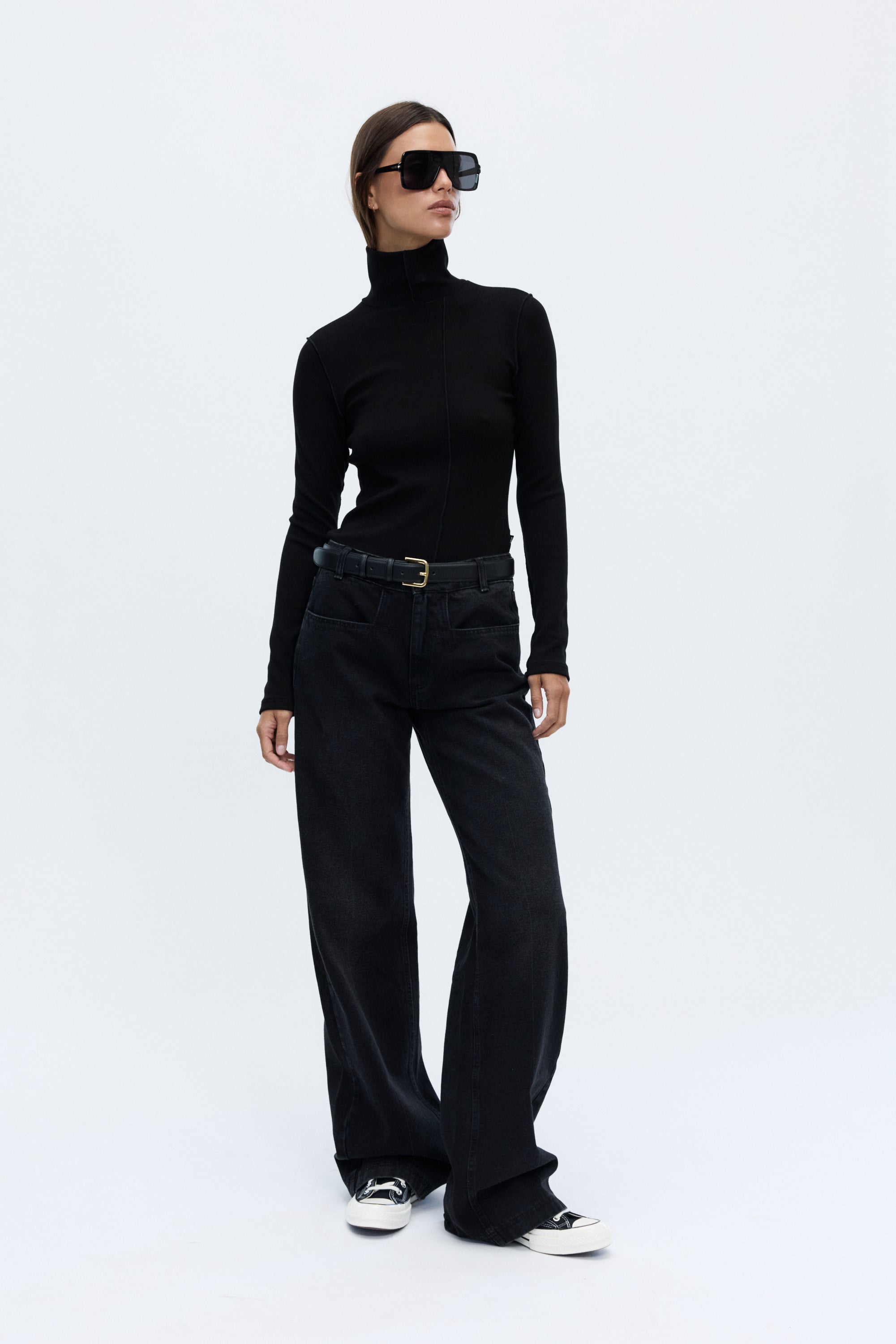 Luna blouse black