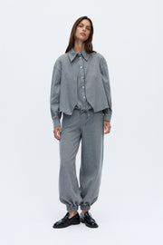 Margot vest grey melange