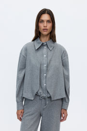 Margot vest grey melange