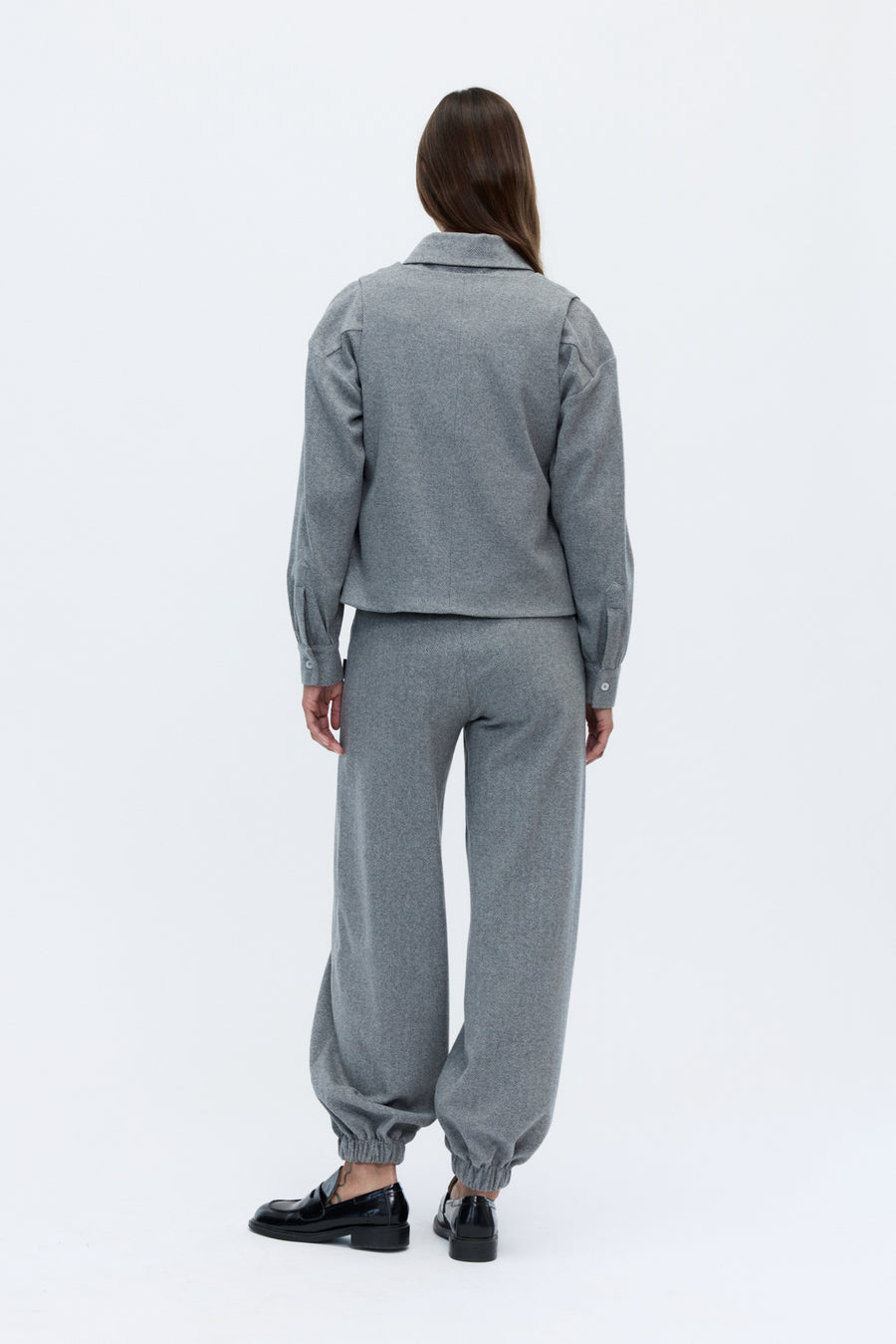 Margot vest grey melange