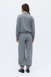 Vanda drawstring shirt grey