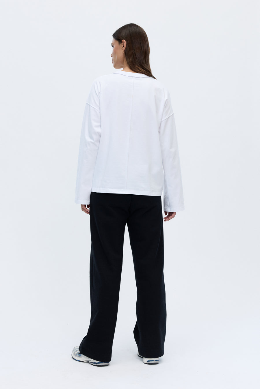Ava longsleeve white