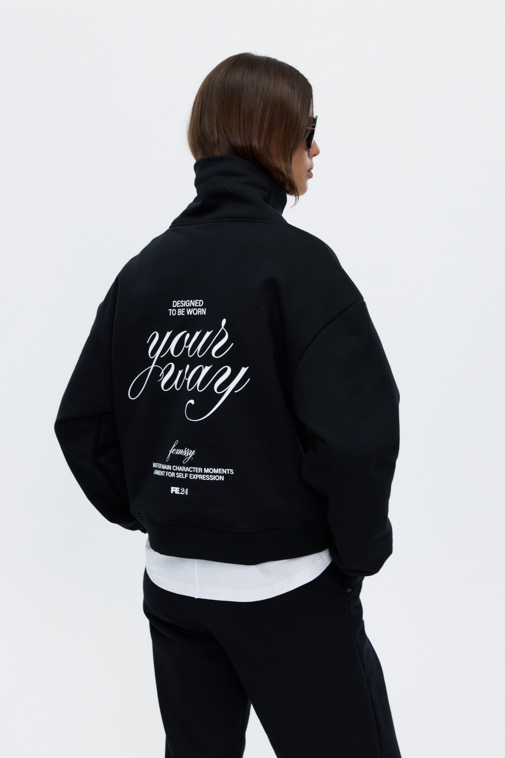 Your way sweatshirt black