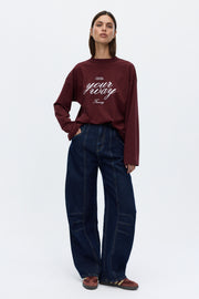 Bella balloon denim jeans