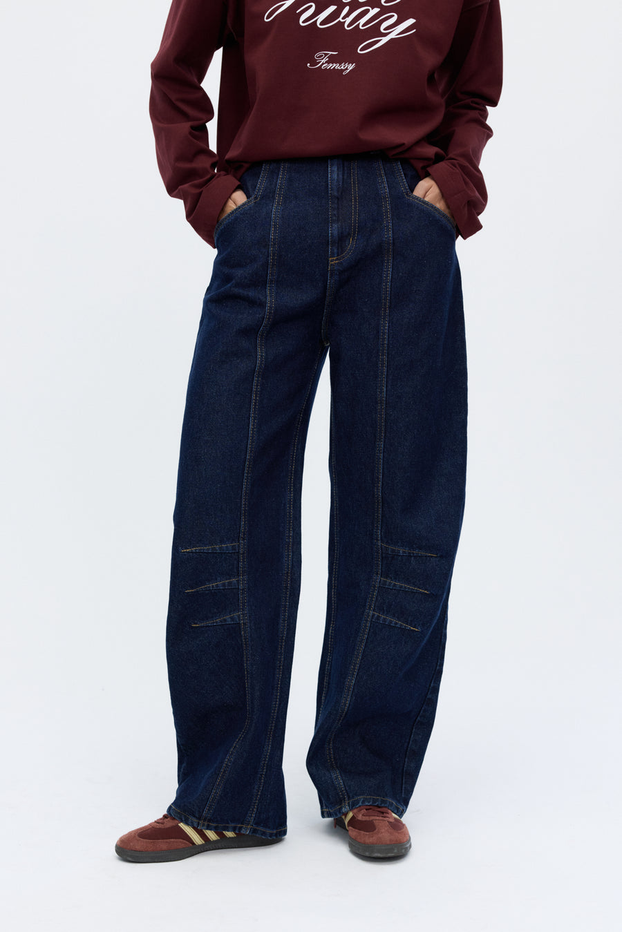 Bella balloon denim jeans