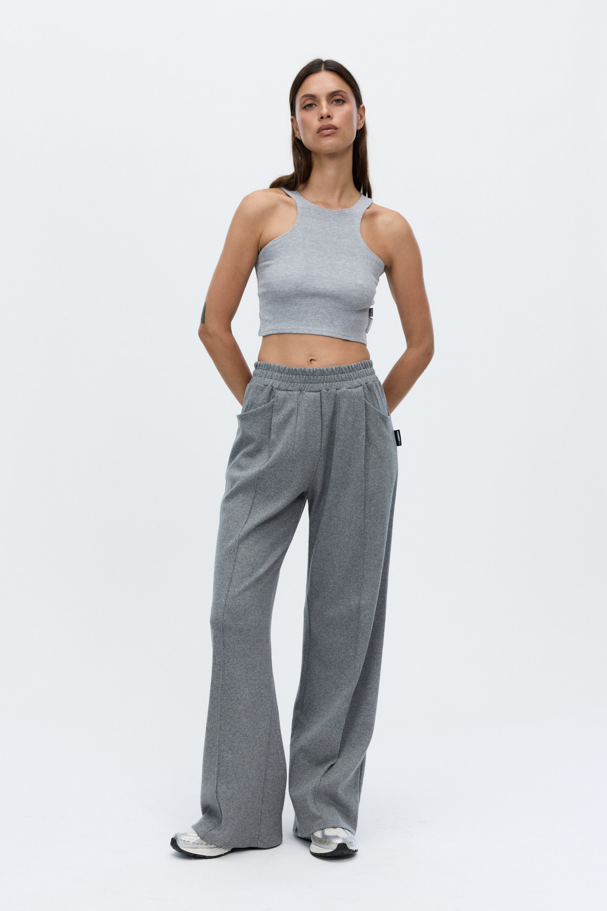 Louise pants grey melange