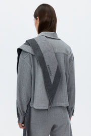 Scarf dark grey
