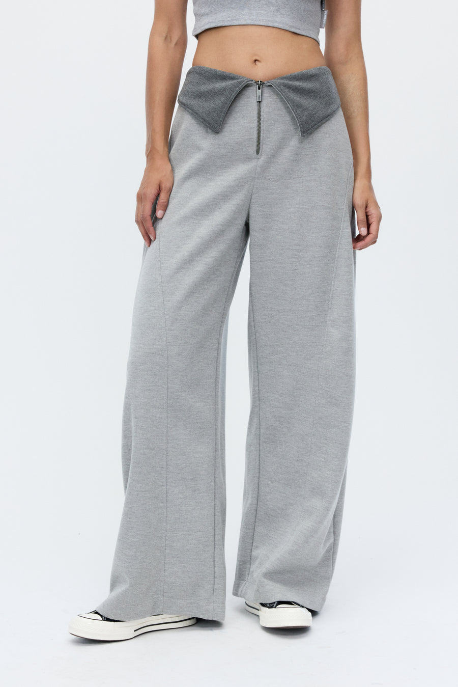 Asher pants grey melange