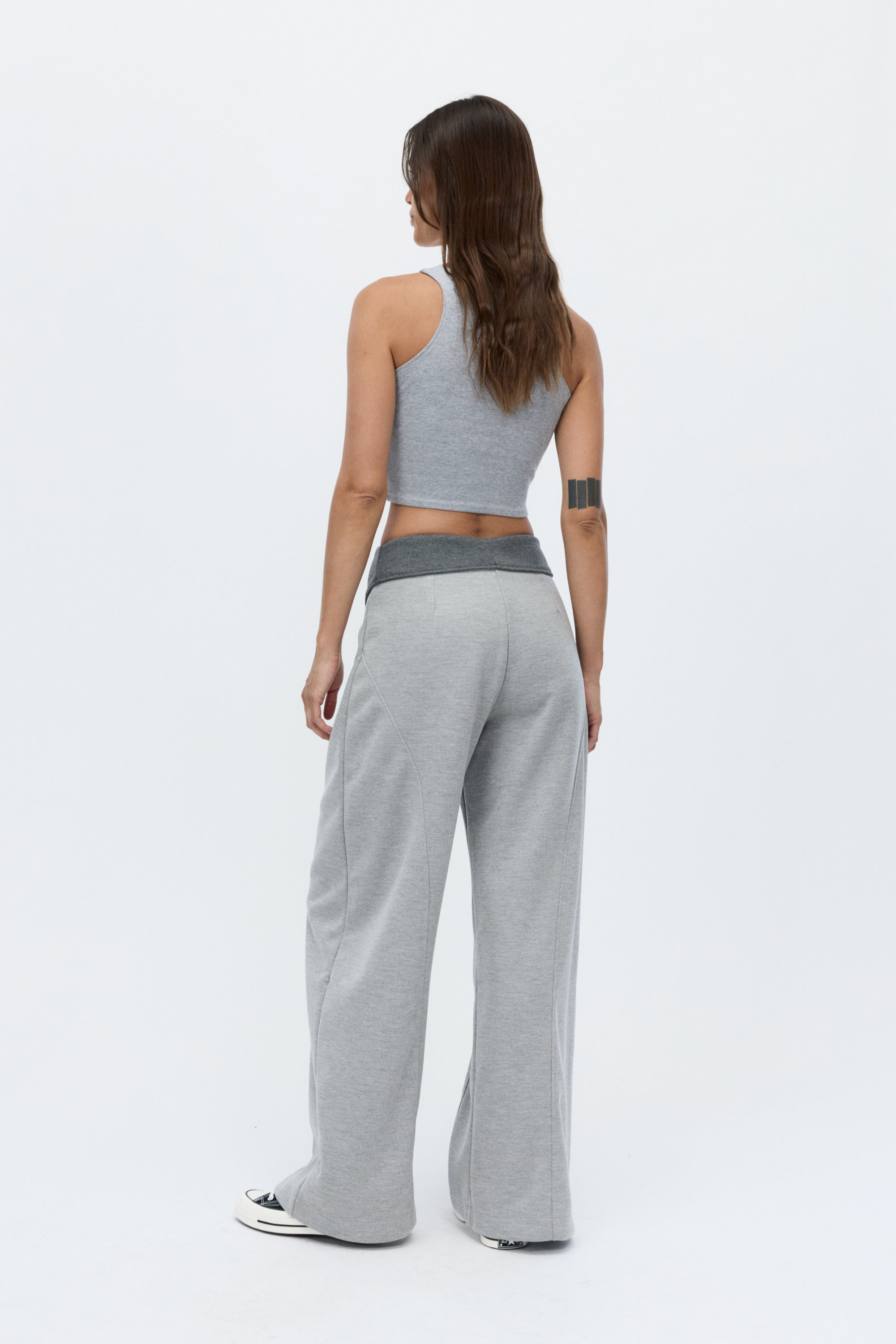 Asher pants grey melange