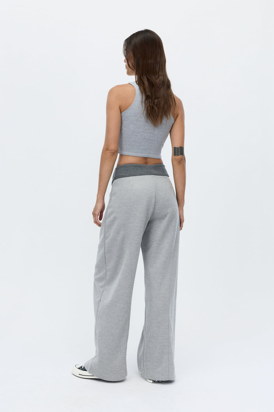 Asher pants grey melange
