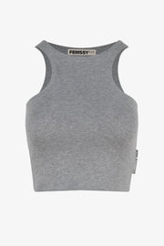 MIDLINE TOP GREY