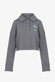 COLLAR SWEATSHIRT GREY