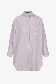 TUNIC STRIPE DRESS VIOLET