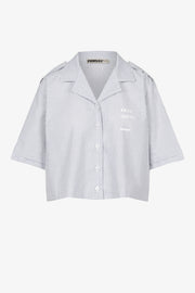 LOU STRIPE SHIRT GREY