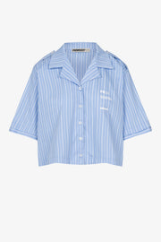 LOU STRIPE SHIRT BLUE