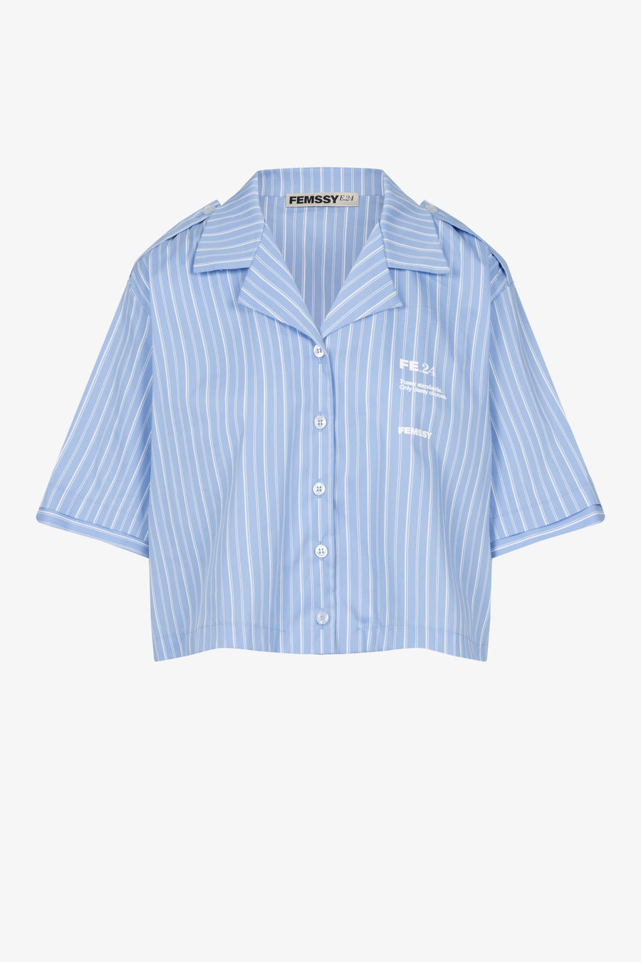 LOU STRIPE SHIRT BLUE