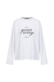 Ava longsleeve white