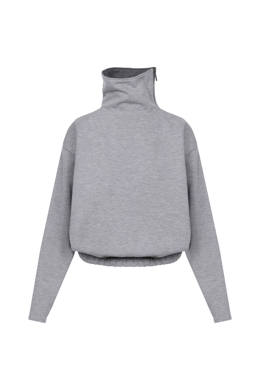 Mila high neck sweatshirt grey