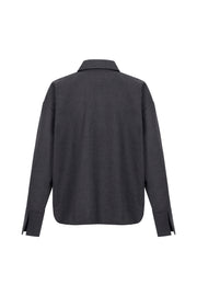 Boy shirt grey melange