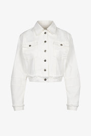 RAW DENIM JACKET OFF WHITE