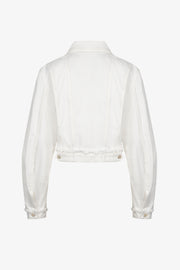 RAW DENIM JACKET OFF WHITE