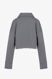COLLAR SWEATSHIRT GREY