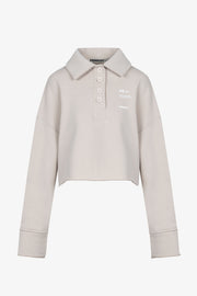 COLLAR SWEATSHIRT BEIGE