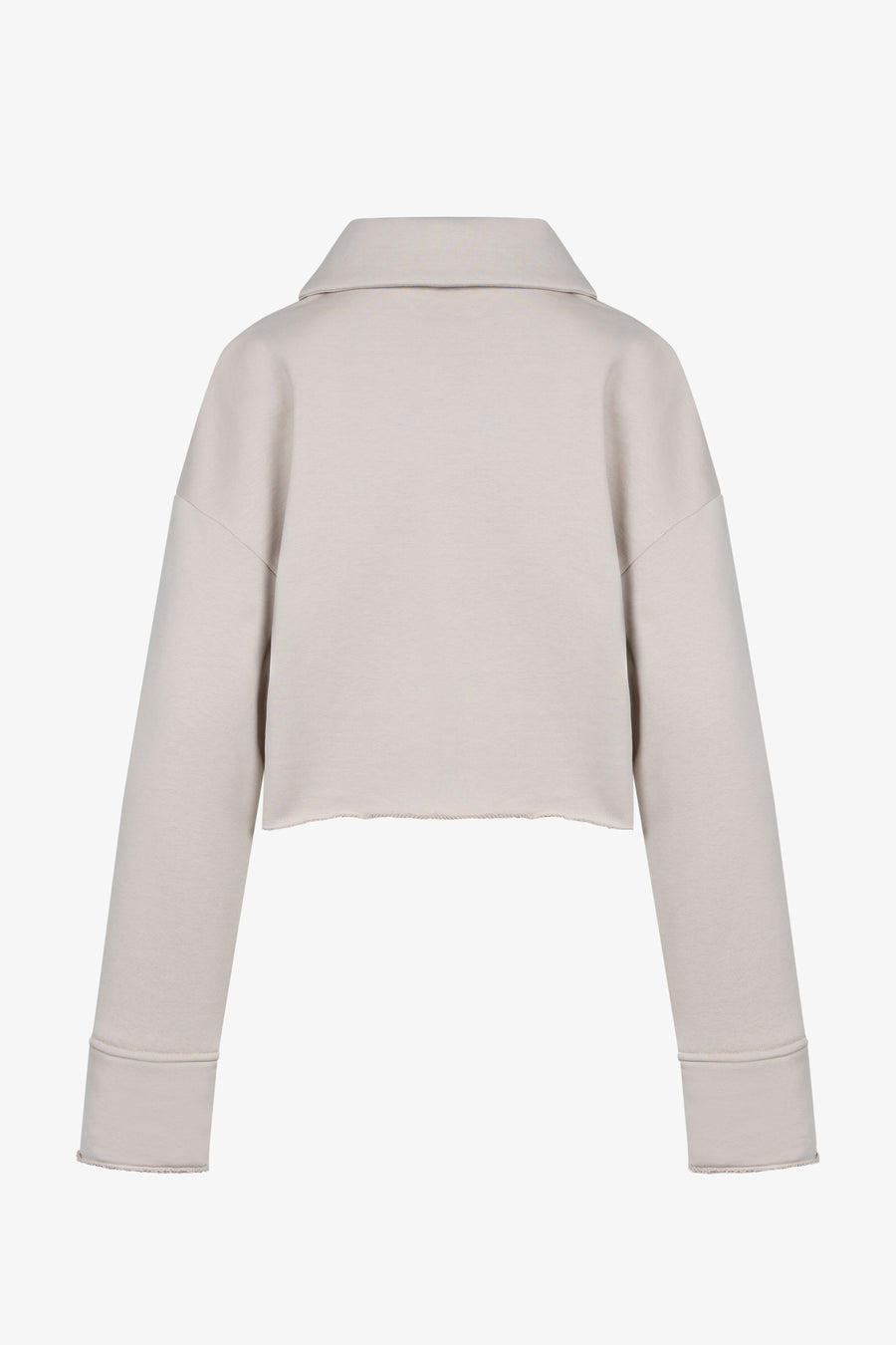 COLLAR SWEATSHIRT BEIGE
