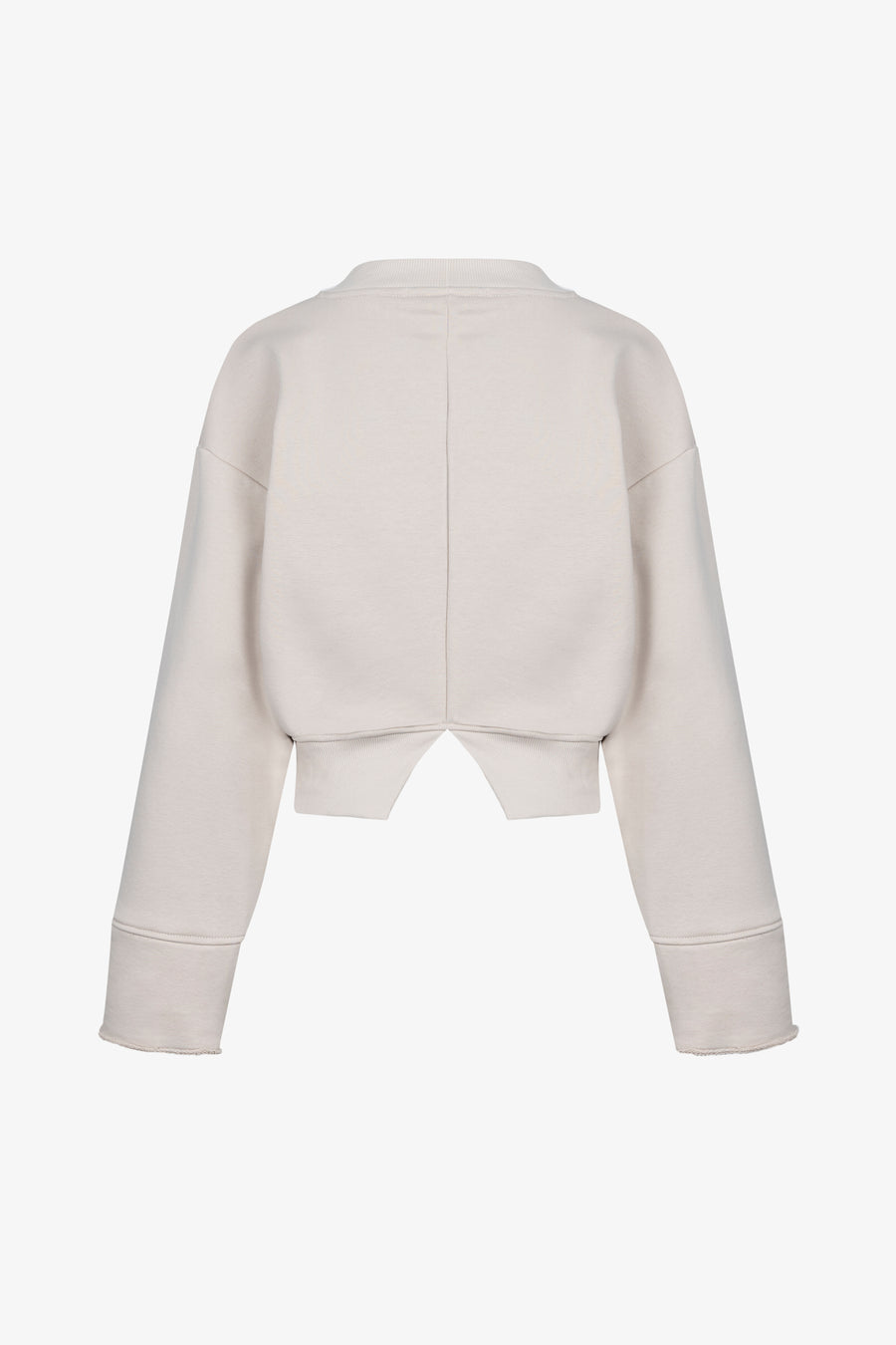 SCULP ZIP UP SWEATSHIRT BEIGE