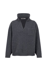 Sofia high neck sweater grey