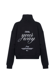 Your way sweatshirt black